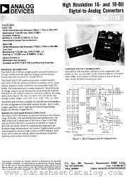 DAC1136L datasheet pdf Analog Devices