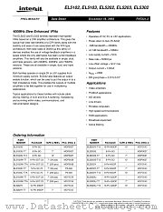 EL5302IU datasheet pdf Intersil