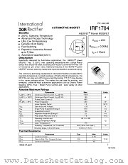 IRF1704 datasheet pdf International Rectifier