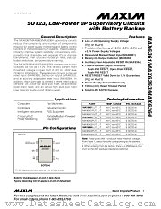 MAX6361HUT23 datasheet pdf MAXIM - Dallas Semiconductor