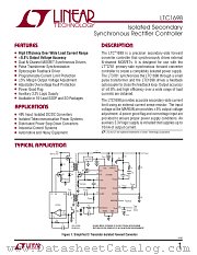 LTC1698ES datasheet pdf Linear Technology
