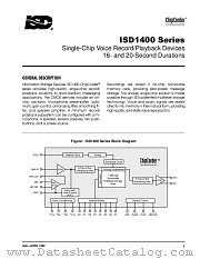ISD1420XI datasheet pdf etc