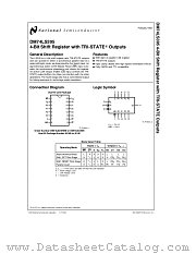 DM74LS395N datasheet pdf National Semiconductor