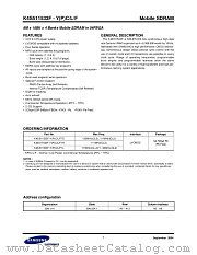 K4S511533F-F1L datasheet pdf Samsung Electronic