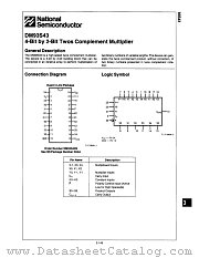 DM93S43N datasheet pdf National Semiconductor