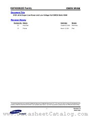 K6F4008U2E-F datasheet pdf Samsung Electronic