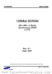 K4S280832D-TC/L7C datasheet pdf Samsung Electronic