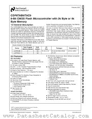 COP8TAC5EMW8 datasheet pdf National Semiconductor