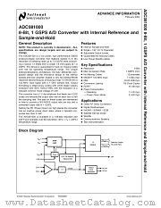 ADC081000LEVAL datasheet pdf National Semiconductor