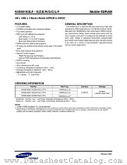 K4S56163LF-F1H datasheet pdf Samsung Electronic