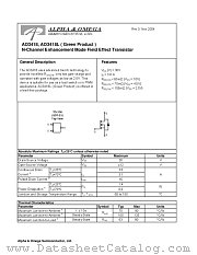 AO3418L datasheet pdf Alpha & Omega Semiconductor
