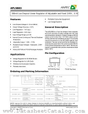 APL5883-28DC-TRL datasheet pdf ANPEC Electronics Corporation
