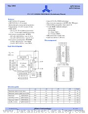 AS7C31024A-20TI datasheet pdf Alliance Semiconductor
