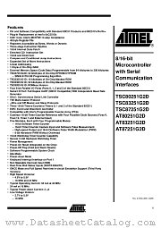 TSC80251G2D-16CB datasheet pdf Atmel