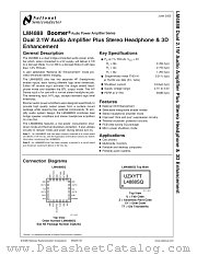 LM4888SQ datasheet pdf National Semiconductor