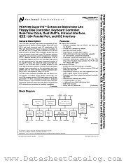 PC87306VUL datasheet pdf National Semiconductor