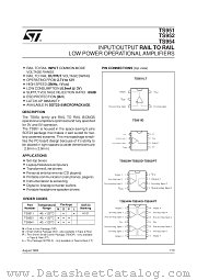 TS952I datasheet pdf ST Microelectronics