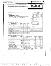2SA1093 datasheet pdf TOSHIBA
