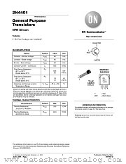 2N4401ZL1 datasheet pdf ON Semiconductor