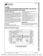 LM1238AAC/NA datasheet pdf National Semiconductor