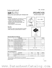 IRG4RC10 datasheet pdf International Rectifier