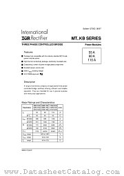 112MT80KBS90 datasheet pdf International Rectifier