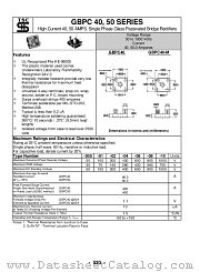 GBPC40-02 datasheet pdf Taiwan Semiconductor