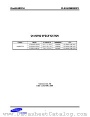 KFG5616D1M-DEB datasheet pdf Samsung Electronic