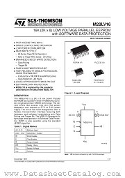 M28C16-250K6T datasheet pdf ST Microelectronics