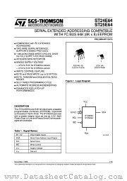 ST24E64 datasheet pdf ST Microelectronics