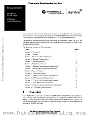 MPC859PZP100 datasheet pdf Freescale (Motorola)