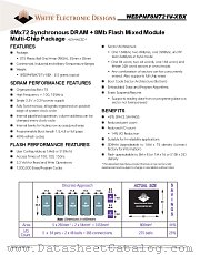 WEDPNF8M721V-1015BM datasheet pdf White Electronic Designs