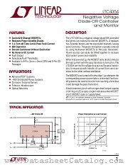 LTC4354IDDB datasheet pdf Linear Technology