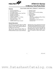 HT9313D datasheet pdf Holtek Semiconductor