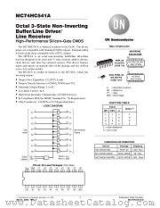 MC74HC541 datasheet pdf ON Semiconductor