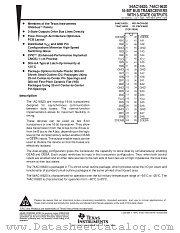 54AC16620WD datasheet pdf Texas Instruments
