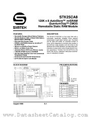 STK25CA8-D45 datasheet pdf SIMTEK