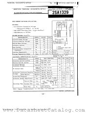 2SA1329 datasheet pdf TOSHIBA