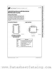 54LS168LMQB datasheet pdf National Semiconductor