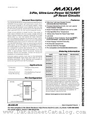 MAX6328XR27-T datasheet pdf MAXIM - Dallas Semiconductor