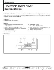 BA6209N datasheet pdf ROHM