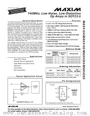 MAX4104EUK-T datasheet pdf MAXIM - Dallas Semiconductor