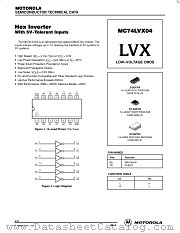 MC74LVX04DT datasheet pdf ON Semiconductor