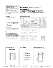 74ACT11132N datasheet pdf Philips