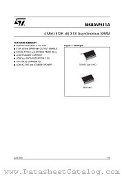 M68AW511AL55MC6T datasheet pdf ST Microelectronics