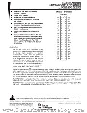 54AC16373WD datasheet pdf Texas Instruments