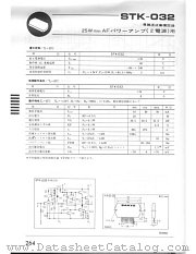 STK-032 datasheet pdf SANYO