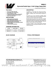 WM2613CDT datasheet pdf Wolfson