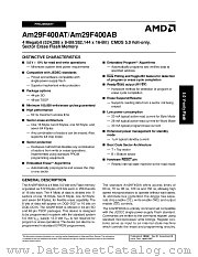 AM29F400AT-150EI datasheet pdf Advanced Micro Devices