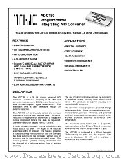 ADC180 datasheet pdf THALER CORPORATION